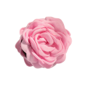 Pince à cheveux 9 x 9 cm Pince à cheveux décorative avec fleur en tissu Pince à cheveux en plastique Accessoire capillaire pour femmes 19