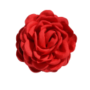 Pince à cheveux 9 x 9 cm Pince à cheveux décorative avec fleur en tissu Pince à cheveux en plastique Accessoire capillaire pour femmes 11