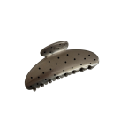 Pince à cheveux à pois arrondie pleine 10,5 x 5 cm Accessoire décoratif pour femmes Grande pince décorative prise ferme accessoire élégant 2