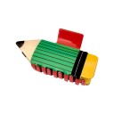 Pince à cheveux Crayon Taille universelle Pince en plastique en forme de crayon Clip solide pour chignon et attache rapide des cheveux 2