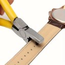 Pince à perforer précise pour ceintures en cuir et montres Outil manuel pour découpes fines dans le cuir et la toile Idéal pour les accessoires 2