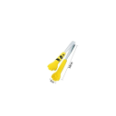 Pince de cuisine avec pattes colorées 18 cm Pince de service en acier inoxydable Pince moyenne avec pattes Ustensiles de cuisine pour salade et grillades 2