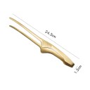Pince de cuisine en acier inoxydable pour la cuisine 24,3 x 1,5 cm Pince de précision pour griller Pince de cuisine réversible Pince 5