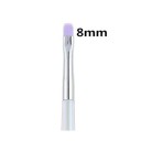 Pinceau de décoration des ongles 8 mm Pinceau de manucure pour peintures et dessins sur ongles pour modelage des ongles 2