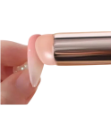 Pinceau en silicone doux pour ongles et maquillage 9 x 1,5 x 1,5 cm Applicateur réutilisable pour vernis gel nail art et cosmétique 4
