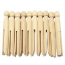 Pinces à linge en bois 10 pcs 1