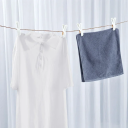 Pinces à linge en plastique, 24 pièces, 9,5 x 6 cm, cintres durables, pinces en plastique colorées pour la maison et l'extérieur 2