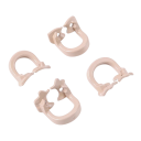 Pinces dentaires en caoutchouc 4 pcs environ 2 x 1,9 cm clips barrières matriciels pour la fixation de matrices lors des soins dentaires 1