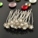 Pinetti decorativi con strass e perline - 20 pz 4