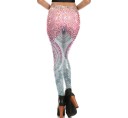 Pink leggings med mandalaprint til kvinder 2