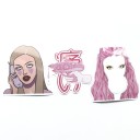 Pink Stickers 60 pcs 2