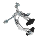 Pinza de freno trasera para bicicleta en forma de C 15 × 10 × 7,5 cm aleación de aluminio plateada para bicicletas de carretera y urbanas 2