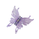 Pinza para el cabello en forma de mariposa de acetato 10,5x10 cm Clip elegante retro francés de colores Accesorios para el cabello de mujer Estilo Adorno de plástico 7