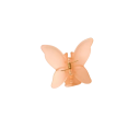 Pinza para el cabello en forma de mariposa de acetato 5,5x9 cm Clip elegante retro francés de colores Accesorios para el cabello de mujer 7