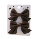 Pinzas para el pelo con lazos, 2 unidades, 6,4 x 3,8 cm, elegante accesorio para el pelo, lazos elegantes para niñas y mujeres, pinzas para el pelo clásicas, bonita decoración 17