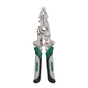 Pinze di disisolamento pieghevoli 20,5x6 cm Pinze crimpanti multifunzionali per elettricisti Taglio di fili Manico ergonomico 1