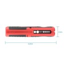 Pinze multifunzione per spelatura 12,4x2,5 cm per cavi e fili Strumenti manuali in ABS e acciaio al carbonio Manico antiscivolo Clip portatile 6