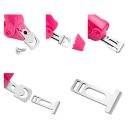 Pinzette per unghie a forma di U 152 x 88 mm Forbici per unghie Manicure Pedicure per unghie finte in acrilico Strumenti precisi per la rifinitura dei bordi delle unghie 4