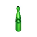 Pipa metálica portátil com construção removível 68 mm pipa de fumar compacta de metal facilmente desmontável para limpeza 1