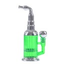 Pipa portátil com função de filtragem altura cerca de 15 cm metal plástico construção compacta para filtragem de fumo de tabaco 1