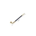 Pipe à tabac en métal longue de 20 cm, forme classique, pipe à fumer étroite pour une prise en main confortable et une utilisation quotidienne 2