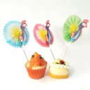 Piques à cocktail avec paon 25 pcs 4