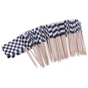 Piques avec drapeau cible 100 pcs 1