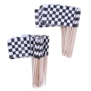 Piques avec drapeau cible 100 pcs 6