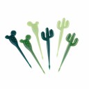 Piques en forme de cactus 6 pcs 4