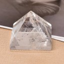 Piramidă de cristal naturală, cristal transparent, 20-25 mm, cristal pentru meditație, vindecare, piatră, Reiki, chakre, minerale, decorare, altar 2
