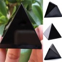 Pirámide decorativa de obsidiana 1