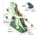 Pista de dinozauri pentru escaladă Pista de curse din plastic cu 3 figurine de dinozauri Jucărie interactivă pentru copii cu figurine mobile 3