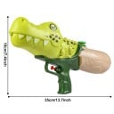 Pistola ad acqua per bambini coccodrillo 500 ml 35 × 19 cm con serbatoio in plastica e impugnatura ergonomica per giochi estivi 4
