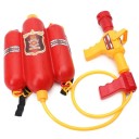 Pistola ad acqua per bambini con serbatoio da indossare in plastica 32 cm rossa gioco spruzzatore per attività estive all'aperto e divertimento acquatico 1