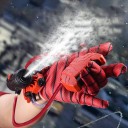 Pistolă cu apă pentru copii Spiderman cu mănușă la încheietură și furtun roșu-negru pentru joacă în aer liber vara 3