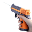 Pistola de água para crianças 13,5 x 11 x 3,5 cm Alcance até 10 m Pistola de spray em plástico Brinquedo para praia piscina jardim Jogo de água de verão 2