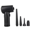 Pistola de ar para limpeza Pó eletrónico Aspirador de ar a bateria Soprador de pó elétrico com ar comprimido 68 W 6000 mAh 16,5 x 10 x 6,3 cm 2
