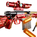 Pistola de francotirador infantil M24 de aproximadamente 109 cm Juguete de francotirador de plástico para jugar Gran juguete de acción para niños Juego de aventuras al aire libre y en casa 2