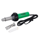 Pistola de soldadura de plástico eléctrica pistola de aire caliente 1600 W 230 L/min 30-800 °C 220 V 33 cm verde para soldadura de plásticos y películas 1