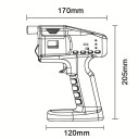Pistolă manuală cu fum pentru alimente și bule de fum Putere 15-80 W temperatură 80-320 °C 5 arome și 5 capete USB-C Neagră Pentru cocktailuri carne și show 8