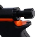 Pistolă pentru spumă PUR cu reglare a debitului Lungime 31 cm Plastic și aliaj Duza din cupru Negru și portocaliu Pentru etanșarea feronerie 4