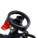 Pistolă pentru spumă PUR cu reglare a debitului Lungime 31 cm Plastic și aliaj Duza din cupru Negru și portocaliu Pentru etanșarea feronerie 6