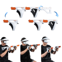 Pistolă VR magnetică pentru Sony PlayStation VR2 Suport pliabil pentru controlerul Sense pentru jocuri de împușcături Accesorii realitate virtuală 3