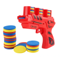Pistolet de jeu pour enfants 25 jetons en mousse Pistolet en plastique pour enfants Jouet d'action sûr pour garçons et filles Jeu d'aventure 5