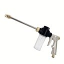 Pistolet de lavage haute pression avec réservoir à mousse Débit réglable Poignée en métal 36 cm Buse d'arrosage pour voiture jardin terrasse lavage 1