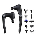 Pistolet de massage avec fonction chauffante et refroidissante, 9 modes de vitesse, 10 têtes de massage, chargement USB rapide, design ergonomique 1