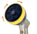 Pistolet de pulvérisation de jardin en métal sur tuyau 8 modes 19x11cm pulvérisateur réglable connexion en laiton pour arrosage lavage de voiture 6