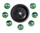 Pistolet de pulvérisation de jardin sur tuyau 7 modes de pulvérisation douche manuelle pour arroser laver la voiture raccord rapide 4