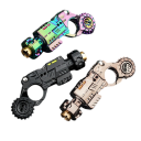 Pistool voor kinderen met patronen 12 x 5 cm Metaallegering Realistisch speelgoed Compacte grootte Duurzaam ontwerp Politie cowboy spel 1