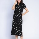 Pitkä mekko, jossa on pilkkuja 1